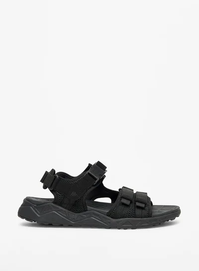 Kappa Men's Textured Floaters with Hook and Loop Closure