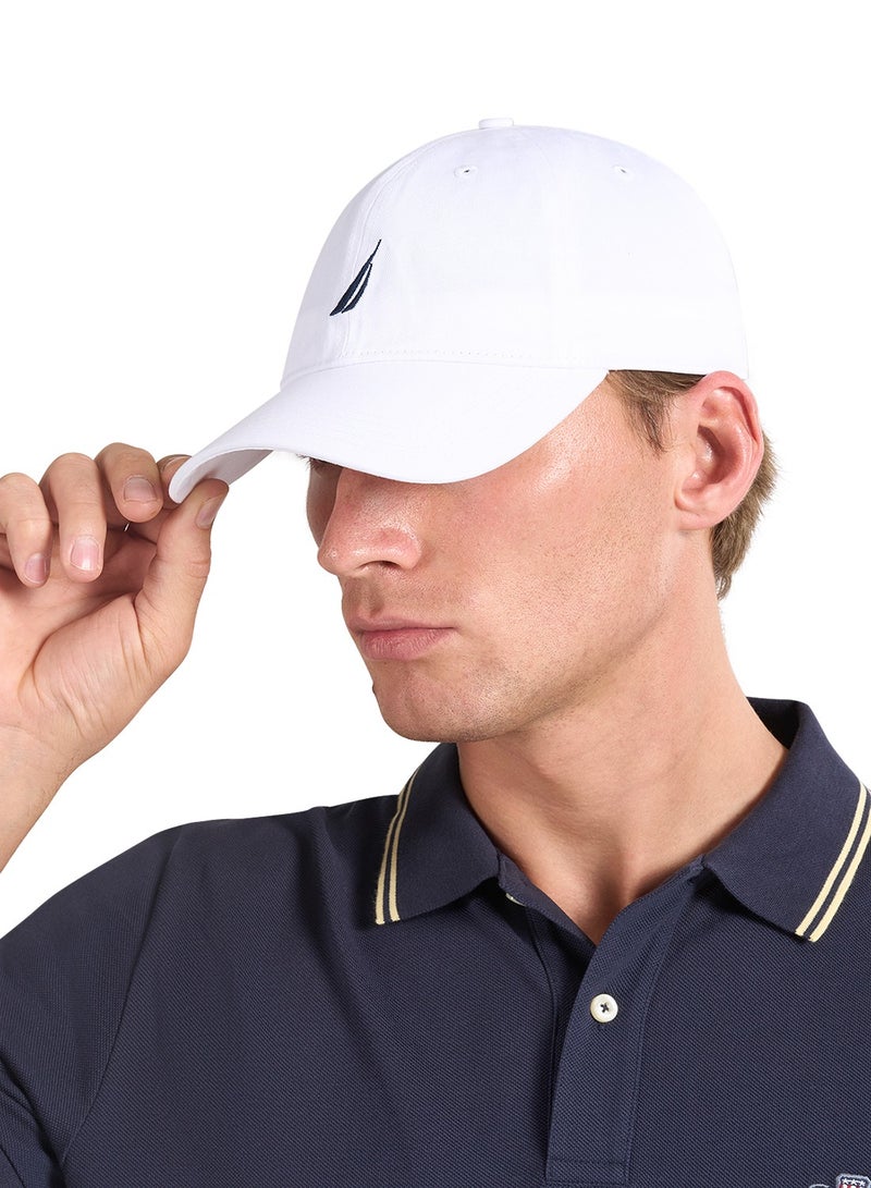 NAUTICA White 3D Embroidered Logo Cap  - Image 2