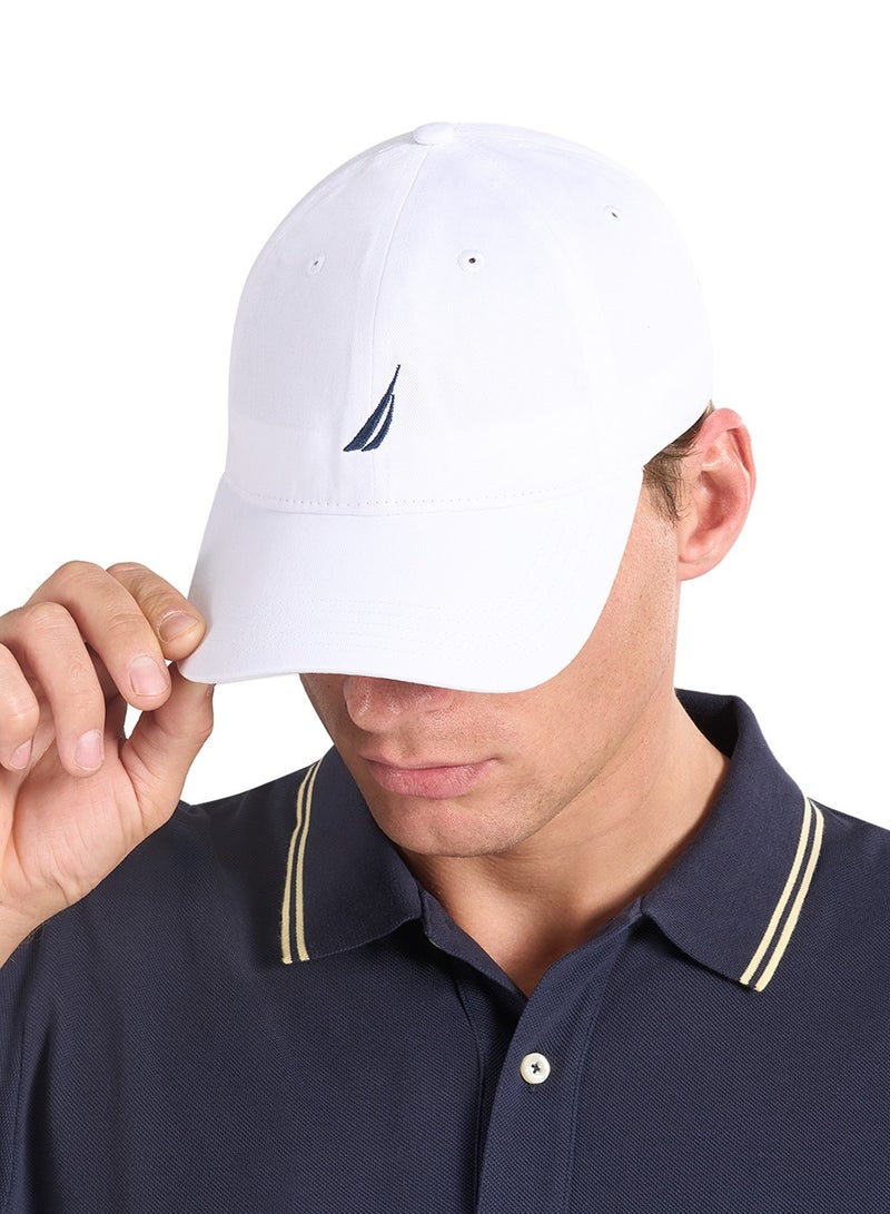 NAUTICA White 3D Embroidered Logo Cap  - Image 3