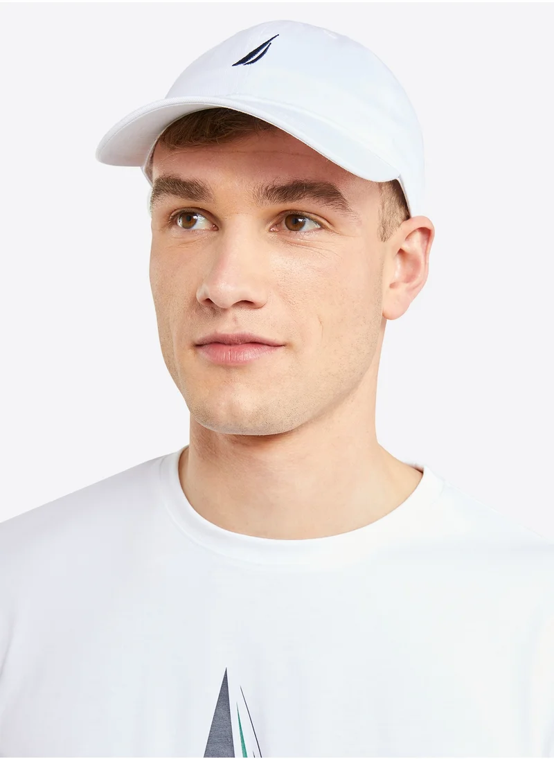 NAUTICA Unisex White Cap - Stylish Lightweight for Sophisticated Summer Style