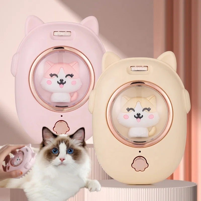 Bluejw New Arrive 2-in-1 Laser Cat Brush & Massager: Upgraded Pet Toy, One-Button Hair Removal Comb, Pet Massage Brushes - Image 2