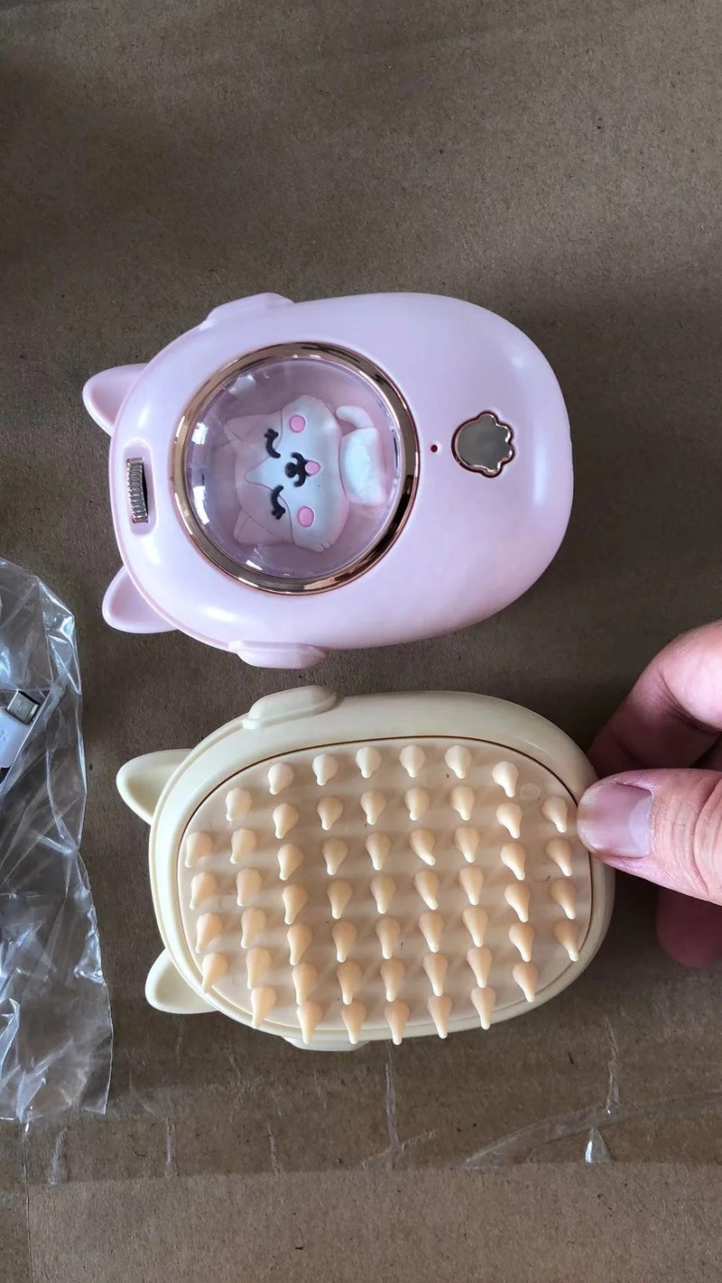 Bluejw New Arrive 2-in-1 Laser Cat Brush & Massager: Upgraded Pet Toy, One-Button Hair Removal Comb, Pet Massage Brushes - Image 4