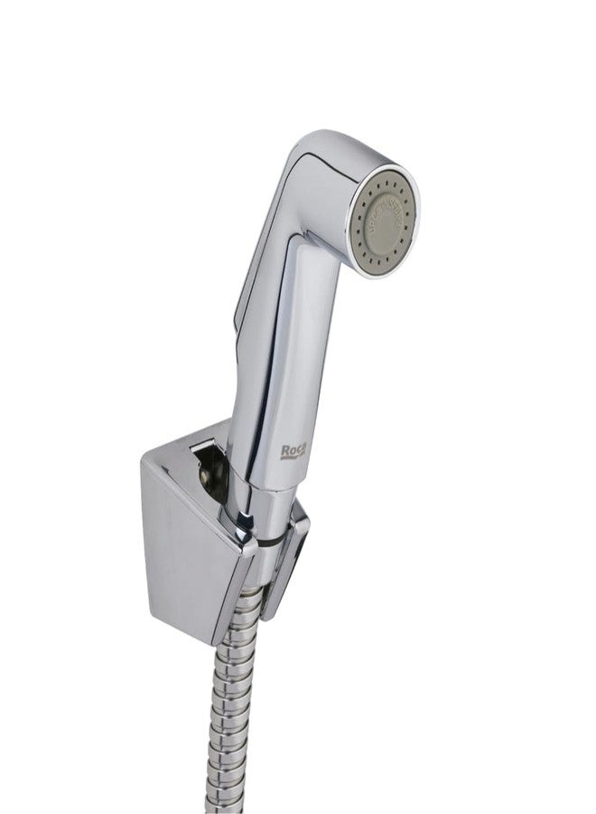 روكا صنبور صحي نحاسي من روكا RF9060A1 مع أنبوب وخطاف، مطلي بالكروم، بلمسة نهائية نحاسية - Image 1