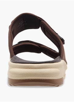 Le Confort Men Solid Slip-On Cross Strap Sandals  - Image 4