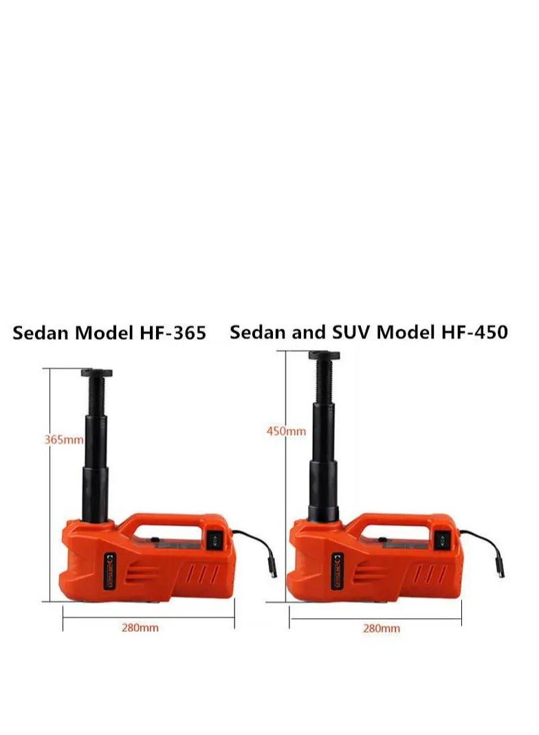 4 in 1 electric car jack , Car Tools Built-in Tire Inflatable Pump LED Light Safety Hammer, ,new car jacks compressor wrench vehicle tools emergency tool kit car jack kit. - Image 5