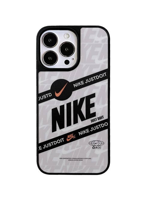 Protective Case Cover For Apple iPhone 14 Pro Max Nike off-White Case white
