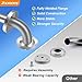 Zoomerry Handicap Grab Bars 2 Pack 18 Inch Shower Grab Bar for Seniors 304 Stainless Steel ADA Grab Bars for Bathtubs and Showers Toilet Safety Shower Handles for Elderly Disabled Brushed Nickel Knurled - Image 4