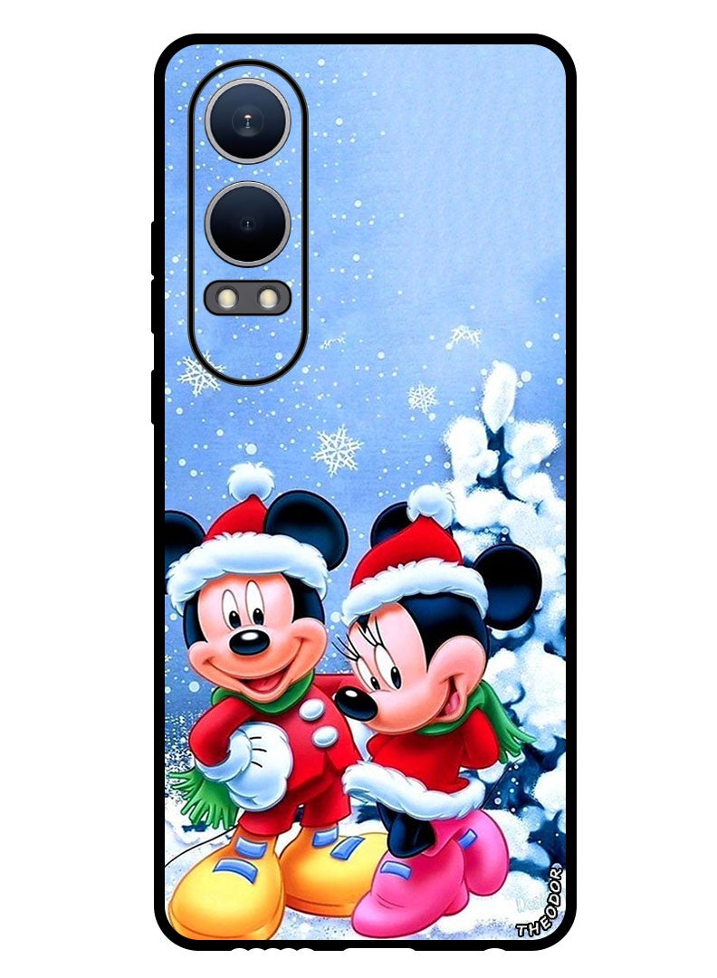 Theodor Protective Case Anti Scratch Shock Proof Bumper Cover For OnePlus Nord CE4 Lite Mickey & Minnie Mouse - Image 1