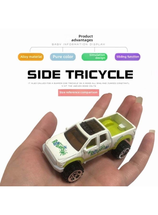 1:64 Alloy Car Color Ten Boxed Car Off-road Model Toy Sliding Boy Gift Simulation Metal Car-Color:Classic Car Series 10/box 2 Loading Method (random)  - Image 4