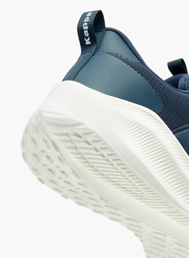 كابا Mens Textured Lace-Up Sports Shoes with Pull Tabs