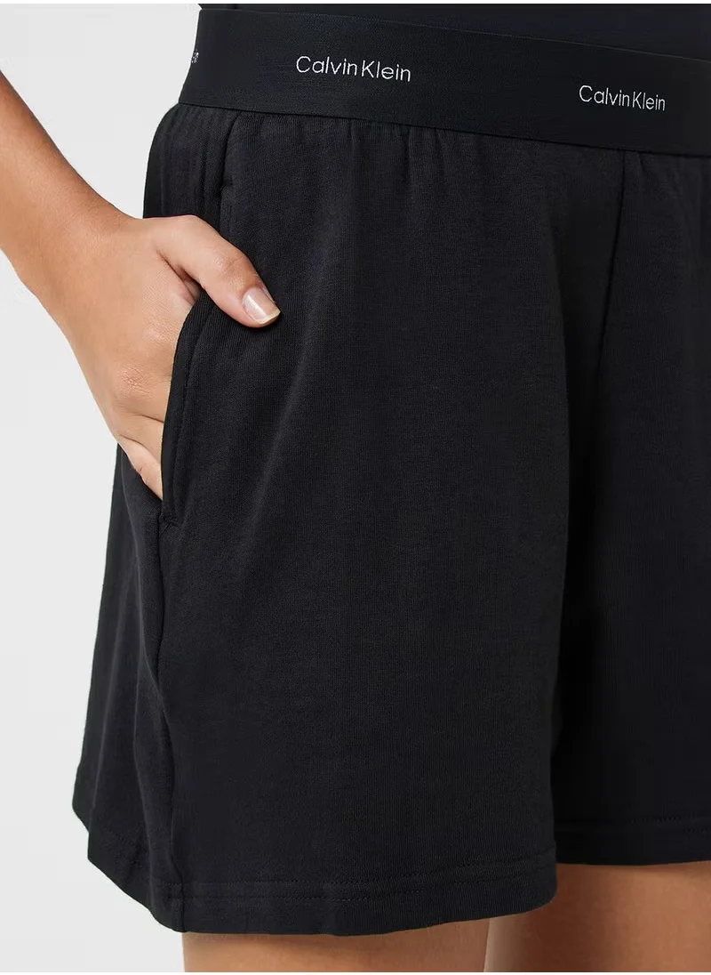كالفن كلاين High Waist Pyjama Shorts