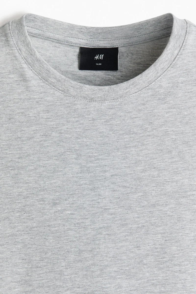 H&M  5-pack T-shirts Slim fit for Men | Best Price UAE