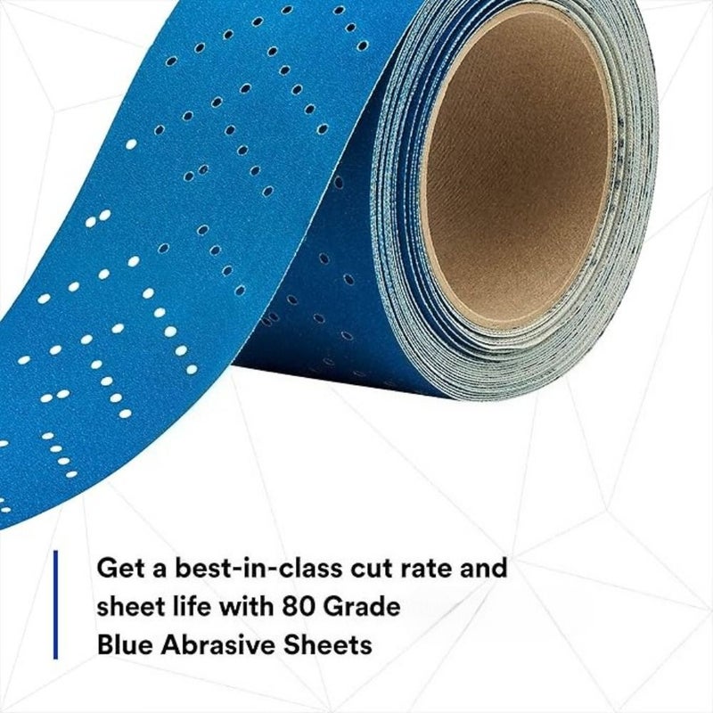 320 Grit Perforated Sandpaper Roll 12M Anti Clogging for Automotive Coating Removal and Scratch Repair - Image 5