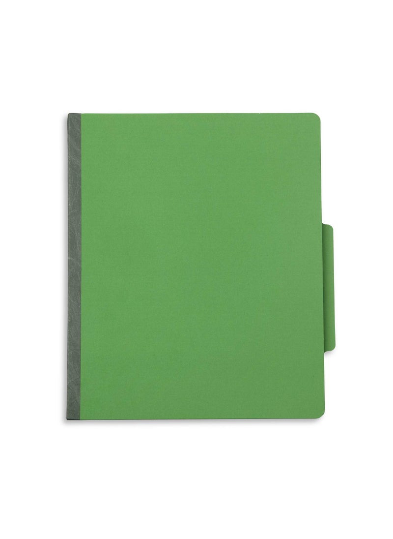 Blue Summit Supplies 10 Green Classification Folders, 2 Divider, 2 Inch Tyvek expansions, Durable 2 Prongs Designed to Organize Standard Medical Files, Law Client Files, Office Reports, Letter Size, Green, 10 Pack  - Image 4