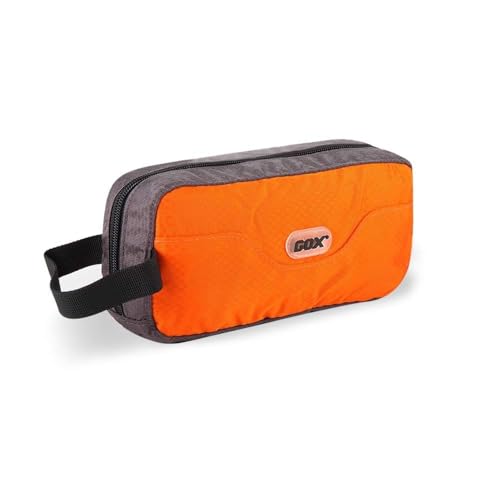 GOX Travel Toiletry Bag Dopp Kit Case for Men Multifunction Packing Organizer Pouch(Orange) - Image 1