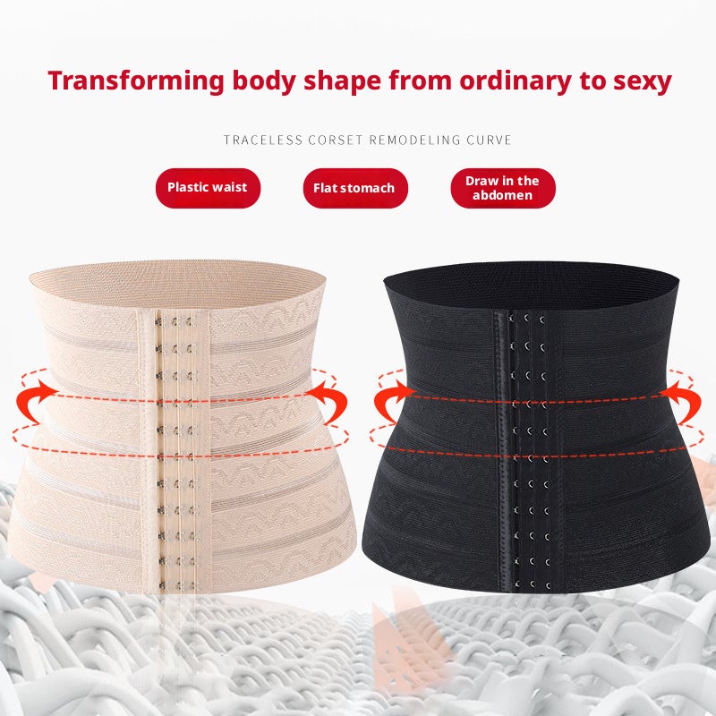 3-Row 11-Hook Waist Trainer Belt for Postpartum & Sports - Image 3