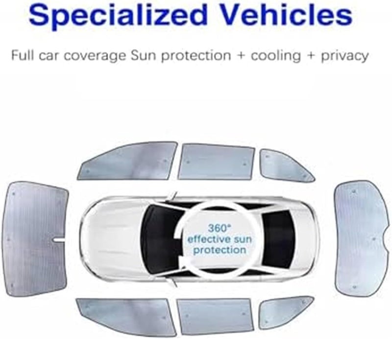 Yurefax Car Sun Shades for Tesla Model Y - Image 5
