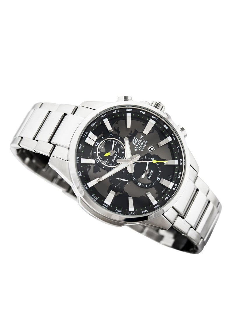 كاسيو ساعة كاسيو إيديفيس EFR-303D-1A للرجال بتوقيت عالمي - Image 2