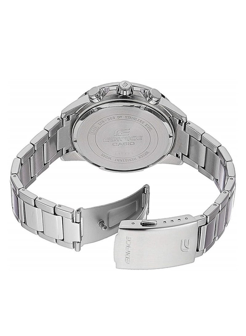 كاسيو ساعة كاسيو إيديفيس EFR-303D-1A للرجال بتوقيت عالمي - Image 3