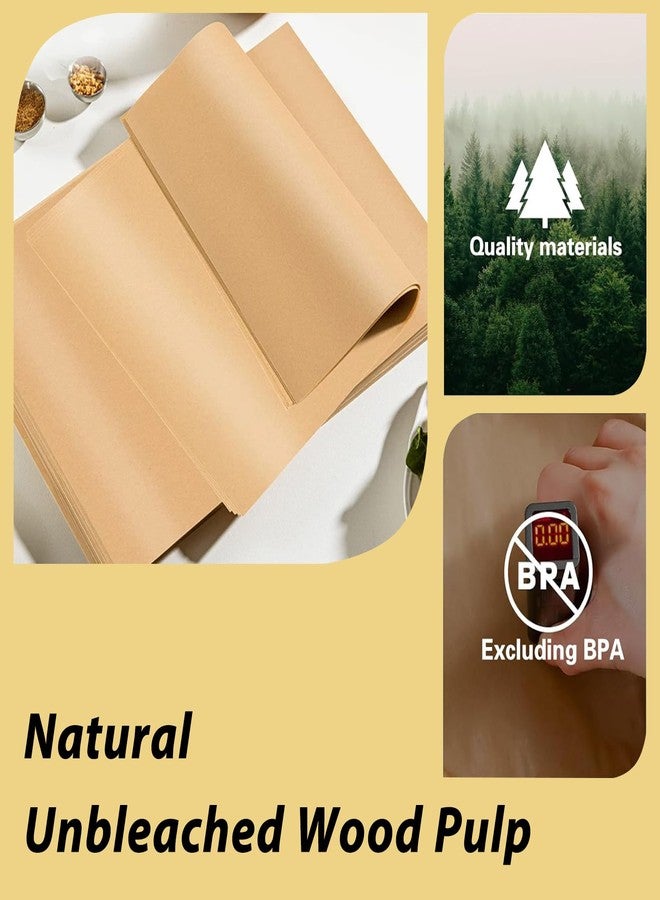 Zonyee Parchment Paper Baking Sheets for CHEFMAN 10 Qt Multifunctional Digital Air Fryer, Non-Stick Precut Baking Parchment for Baking Air Fryer Steaming Bread Cup Cake Cookie and More - Image 2