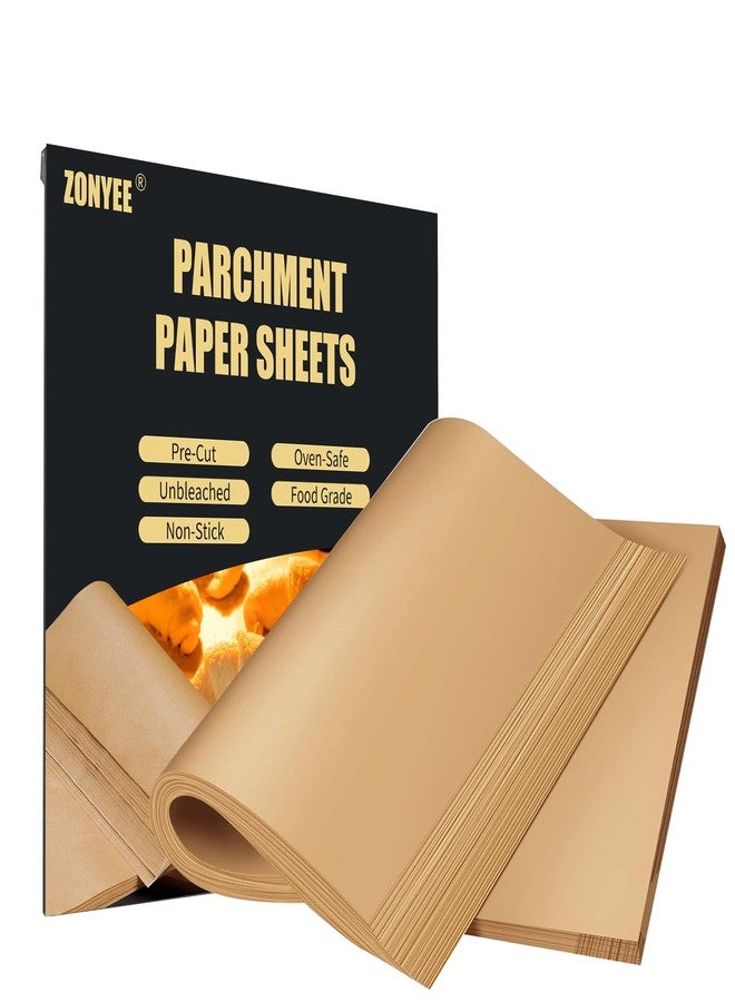 Zonyee Parchment Paper Baking Sheets for CHEFMAN 10 Qt Multifunctional Digital Air Fryer, Non-Stick Precut Baking Parchment for Baking Air Fryer Steaming Bread Cup Cake Cookie and More - Image 1