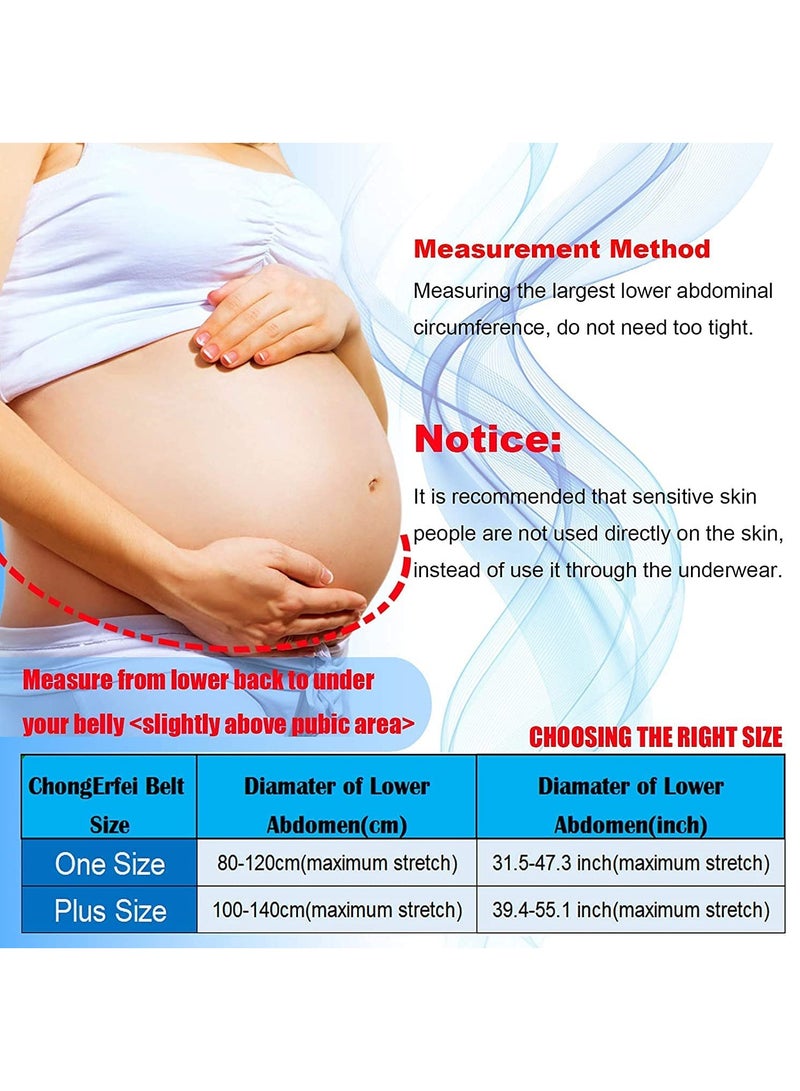 KASTWAVE Care Pregnancy Support Maternity Belt, Waist/Back/Abdomen Band, Belly Brace Black Plus Size - Image 2