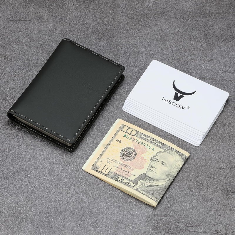 HISCOW Leather Business Card Case Holder for Men & Women, Italian Calfskin - Image 3