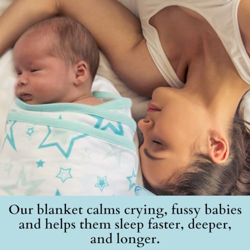 Miracle Blanket Swaddle Wrap – Help Your Newborn Sleep Longer – Soft & Secure Sleep Sack for Infants – Easy-to-Use Swaddling Blanket for a Calm Baby (Foxes) - Image 5