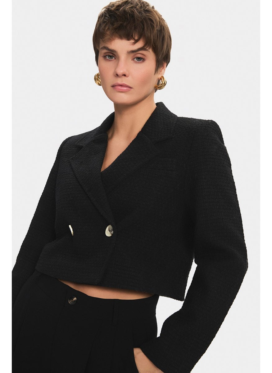 NG Style - Double Breasted Crop Jacket - Image 1