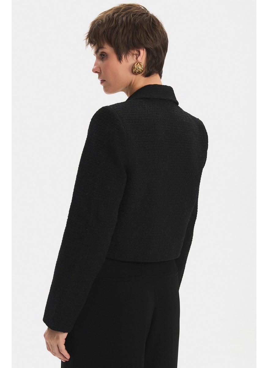 NG Style - Double Breasted Crop Jacket - Image 1
