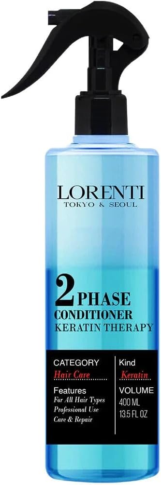 Lorenti Keratin 2Phase Hair Conditioner Leavein Spray Conditioning Keratin Therapy 400 ml