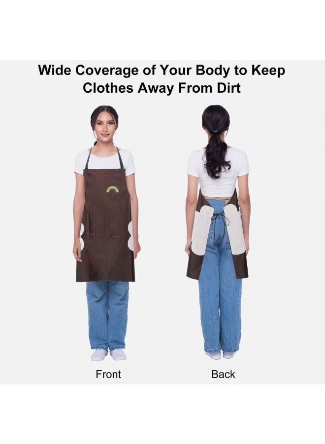 Oilproof Kitchen Smock Waterproof Catering Waiter Work Clothes Apron - Image 5