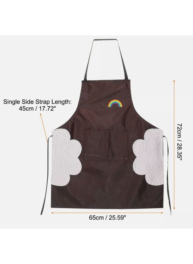 Oilproof Kitchen Smock Waterproof Catering Waiter Work Clothes Apron - Image 2