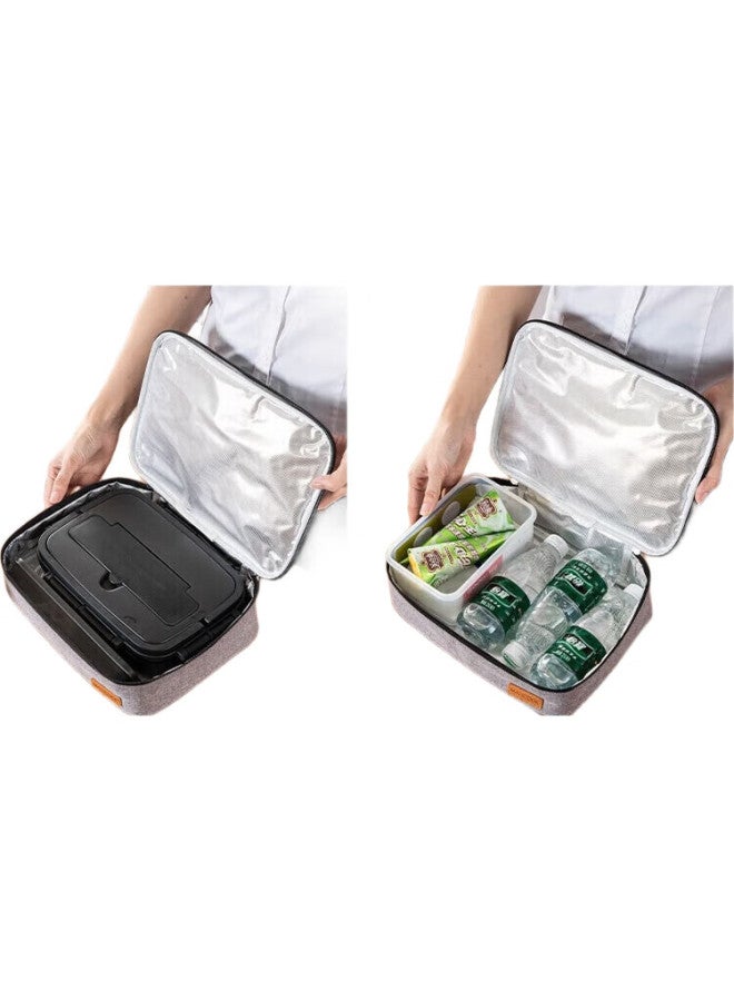 MAX COOK Maxcook Insulated Lunch Bag, Food Storage Container Bag, Portable Handheld Bag, 31*24*7Cm, Large Size Mcpj485 - Image 2