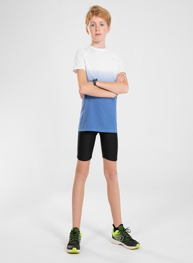 DECATHLON KIDS' BREATHABLE TIGHT SHORTS - KIPRUN DRY - Image 2