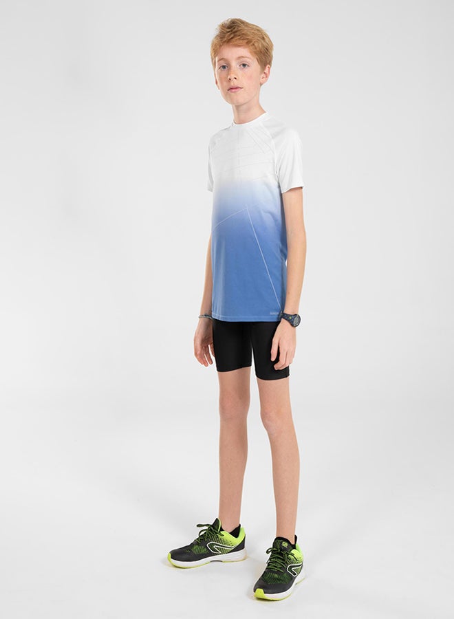DECATHLON KIDS' BREATHABLE TIGHT SHORTS - KIPRUN DRY - Image 3