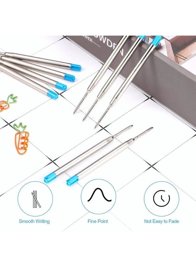 Peachjoy 24 Pack Black Ink 1.0mm Medium Point Ballpoint Pen Refill - Image 4