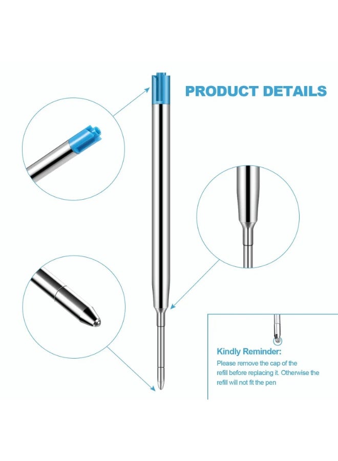 Peachjoy 24 Pack Black Ink 1.0mm Medium Point Ballpoint Pen Refill - Image 3