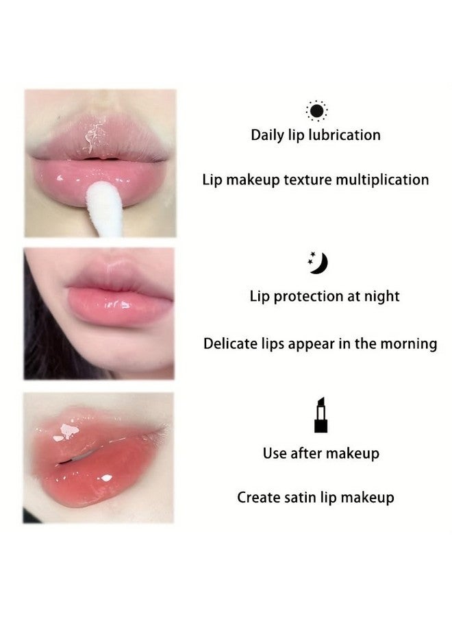 Gege bear Lip Gloss - Gege Bear Crystal Jelly Lip Oil - Hydrating Lip Gloss and Balm for Soft, Glossy Lips | Available in Peach, Avocado, and Grape Shades | Nourishing, Non-Sticky Lip Oil for Lasting Moisture and Shine (4g - Pack of 1, 04 - Fresh Grapes) - Image 5