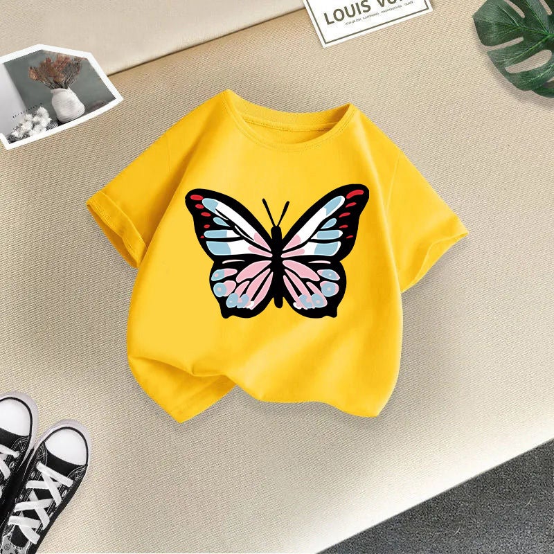 Children'S Clothing 2026 Style Boys And Girls T-Shirts, Casual Summer Wear For Young Children, Stylish Tops, Children'S Short Sleeves - Image 1