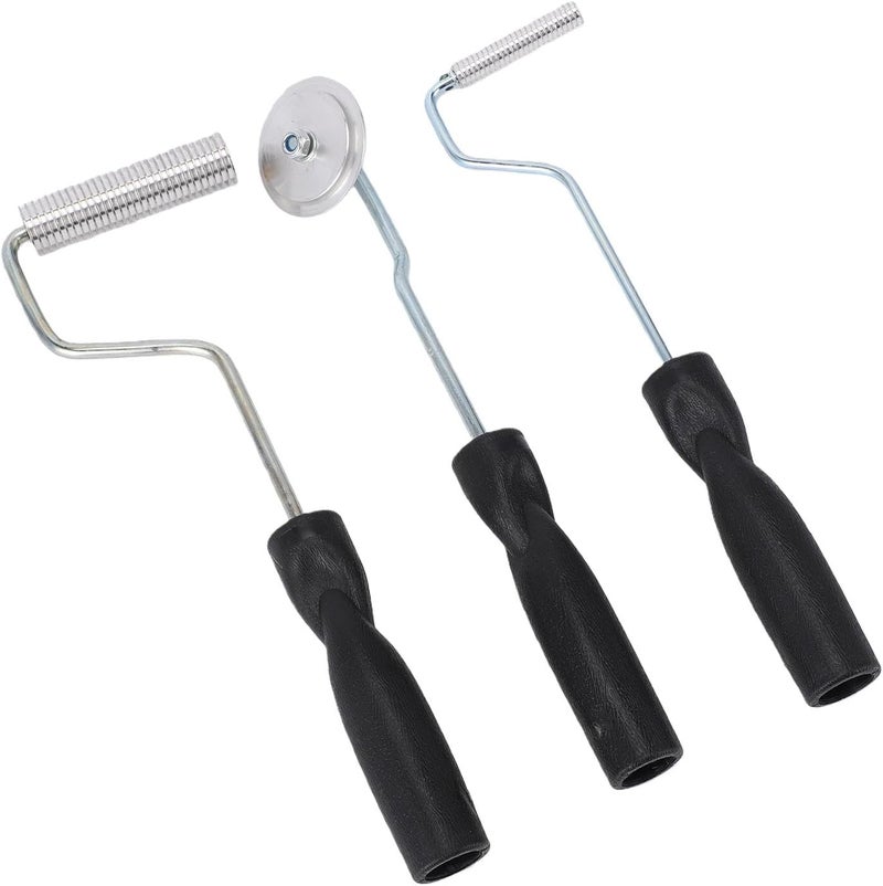 Dpofirs 3PCS Fiberglass Laminating Roller Tools Kit, Bubble Roller Set for, Gel Coat, Composite Materials, Bathtub Shower Boat Repair, Steel & ABS Construction - Image 1