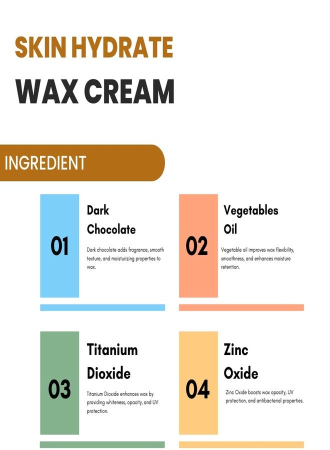 CURE Dark Chocolate Cream Wax for Hair Removal | Full Body Wax for Legs, Underarms, Arms, Hands, Bikini | D-Tan, Hydrating, Brightening & Smoothing Formula | All Skin Types - 800Gm. - Image 5
