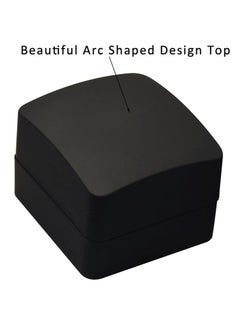 LED Black Ring Box for Proposal, Wedding, Engagement...Luxury Arc Shaped Top Design LED Ring Jewelry Gift Box with Light for Men for Women for Girls Box ) - pzsku/ZCF60203FE623E5CAF1EAZ/45/_/1726792324/786fbca1-9cdf-4e37-ba3e-6fde1573fd77