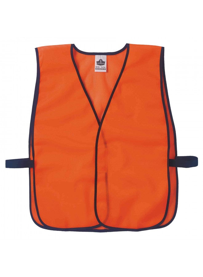 Ergodyne GloWear 8010HL Non-Certified High Visibility Vest, One Size, Orange