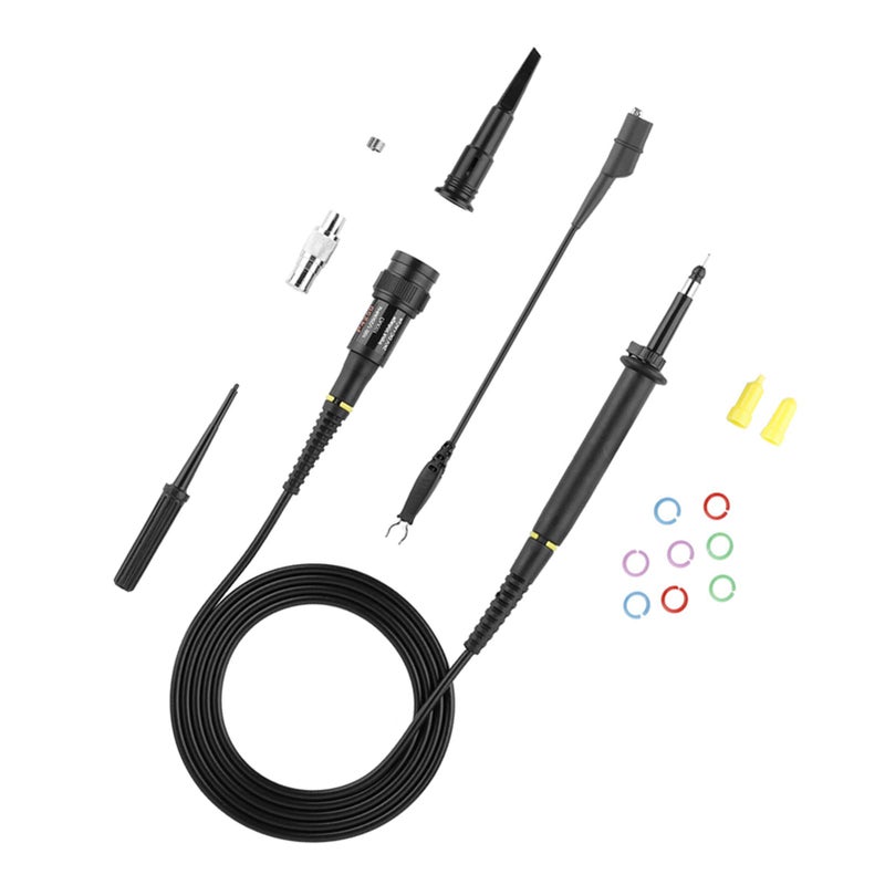 High Voltage Oscilloscope Probe 100 1 Ratio 2KV 250MHz With Crocodile Clip BNC Test Lead Kit - Image 5
