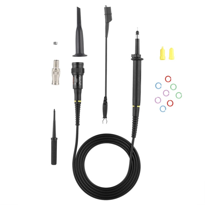 High Voltage Oscilloscope Probe 100 1 Ratio 2KV 250MHz With Crocodile Clip BNC Test Lead Kit - Image 2