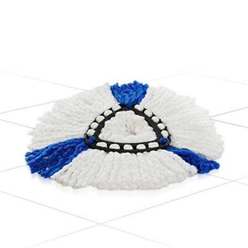Gala Turbo Spin Mop Triangular Refill, White and Blue, Normal, (Model: 168987) - Image 1
