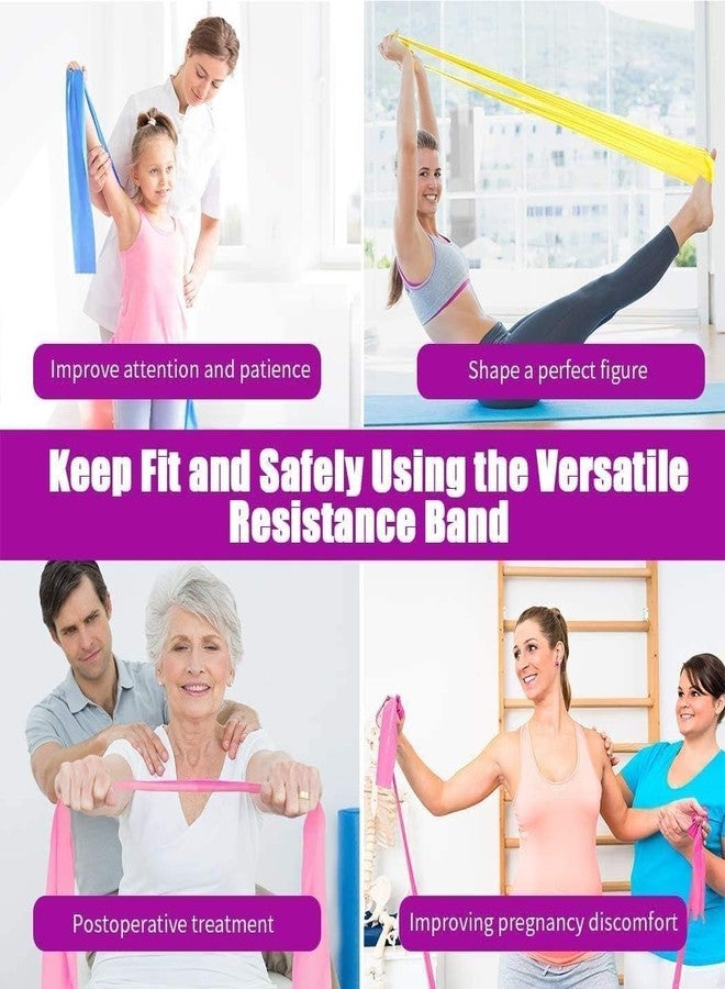 Ezyfit حزام مقاومة Ezyfit للتمارين الرياضية والتمدد، حلقات مقاومة للياقة البدنية، الأرداف، الكتفين، عضلات المؤخرة، اليوغا، حزام تدريب منزلي للرجال والنساء (متوسط - أخضر) - Image 5
