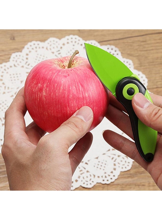 Happy Home Multi-Purpose Folding Pocket Knife – Stainless Steel Sharp Rust-Resistant Blade with Ergonomic Anti-Slip Handle and Secure Locking Mechanism, Ideal for Fruits, Vegetables, Snacks, Travel, Camping, Hiking, Fishing, Picnics and Everyday Outdoor Use - Image 3