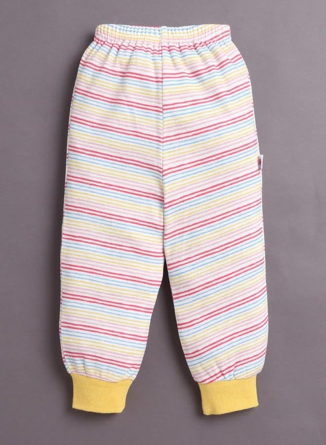 BUMZEE Girls Cotton Pyjamas Pack of 4 Lavender & White - 12-18 Months (Peb10698D-lvd) - Image 2